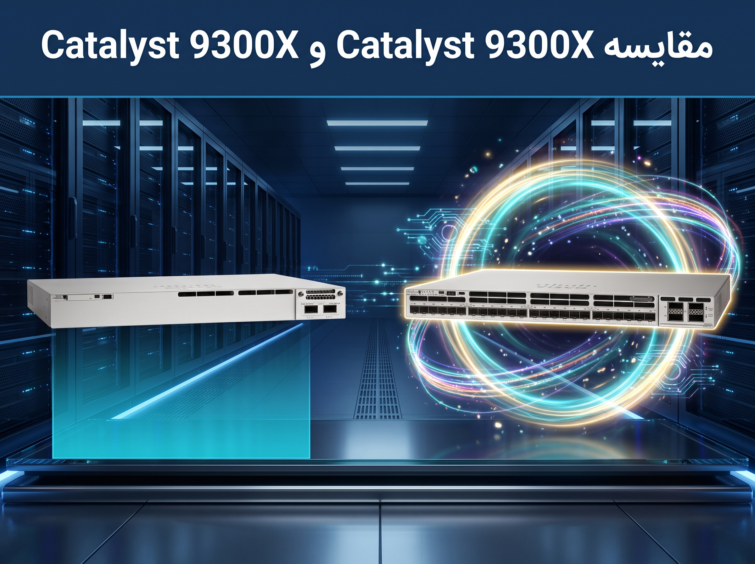 مقایسه سوئیچ سیسکو  Catalyst 9300 و 9300X