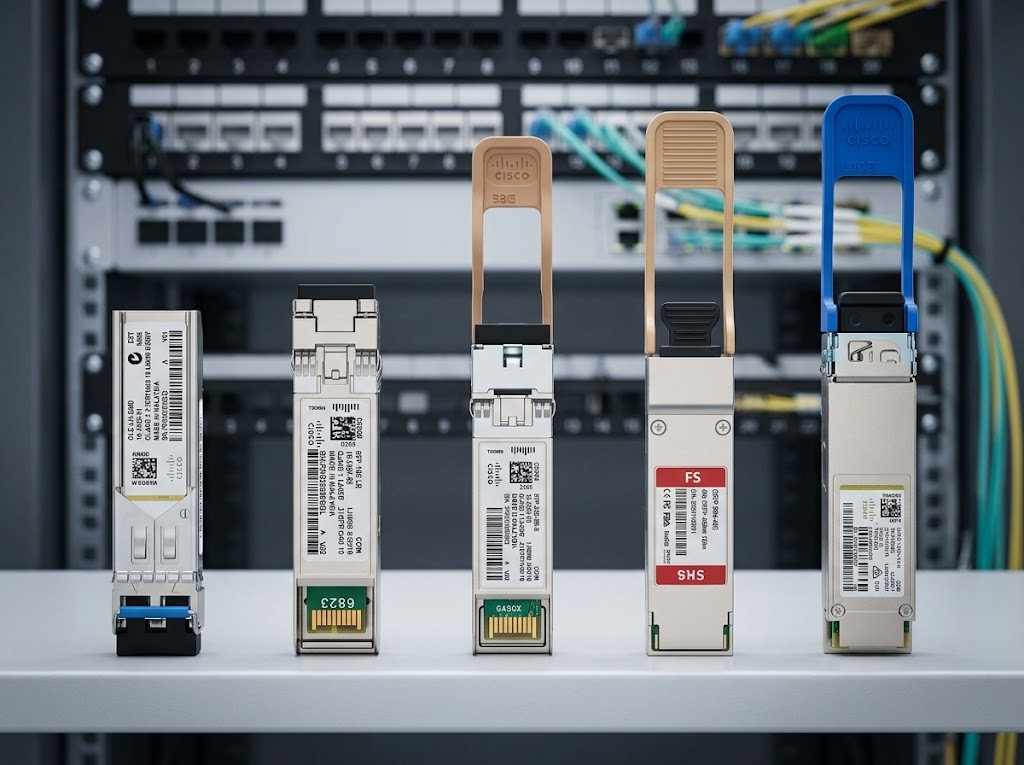 تفاوت SFP، SFP+، SFP28، QSFP+ و QSFP28