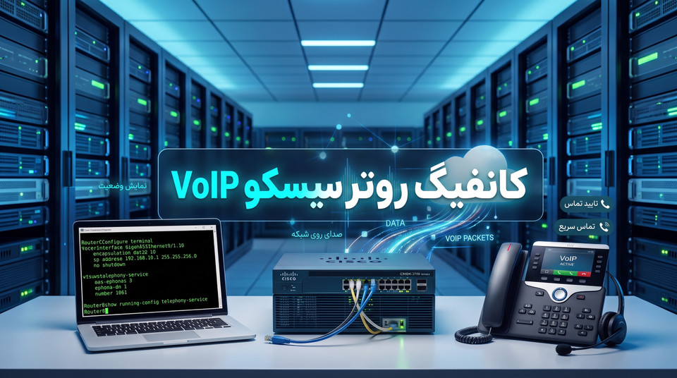 کانفیگ روتر سیسکو voip