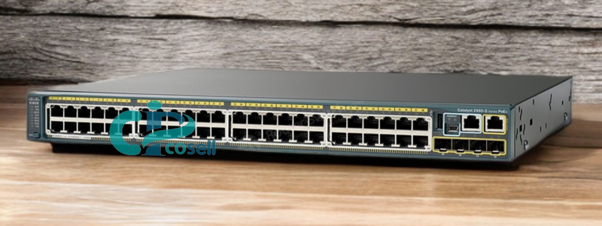 سوئیچ سیسکو ۴۸ پورت PoE+ مدل WS-C2960S-48FPS-L