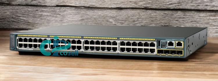 سوئیچ سیسکو ۴۸ پورت PoE+ مدل WS-C2960S-48FPS-L