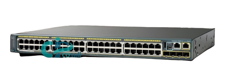 سوئیچ سیسکو ۴۸ پورت PoE+ مدل WS-C2960S-48FPS-L