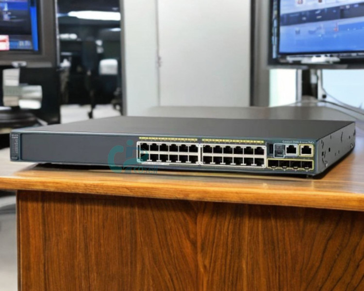 سوئیچ سیسکو 24 پورت PoE+ مدل WS-C2960S-24PS-L