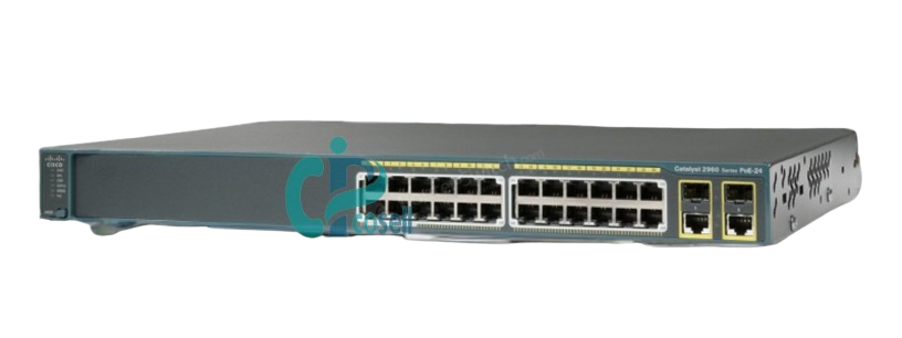 سوئیچ سیسکو ۲۴ پورت PoE مدل WS-C2960-24PC-L