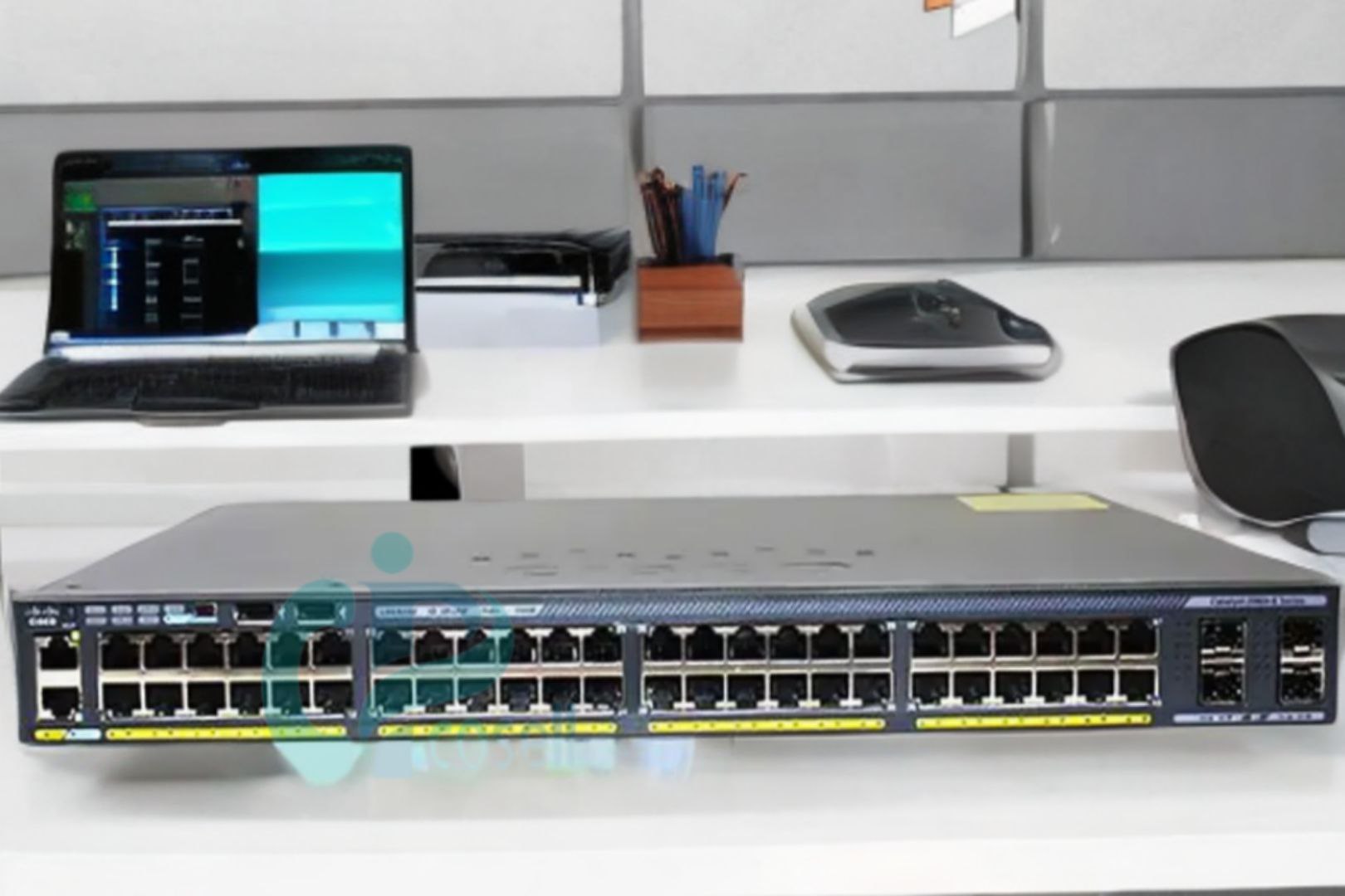 سوئیچ سیسکو ۴۸ پورت PoE+ مدل WS-C2960X-48FPS-L