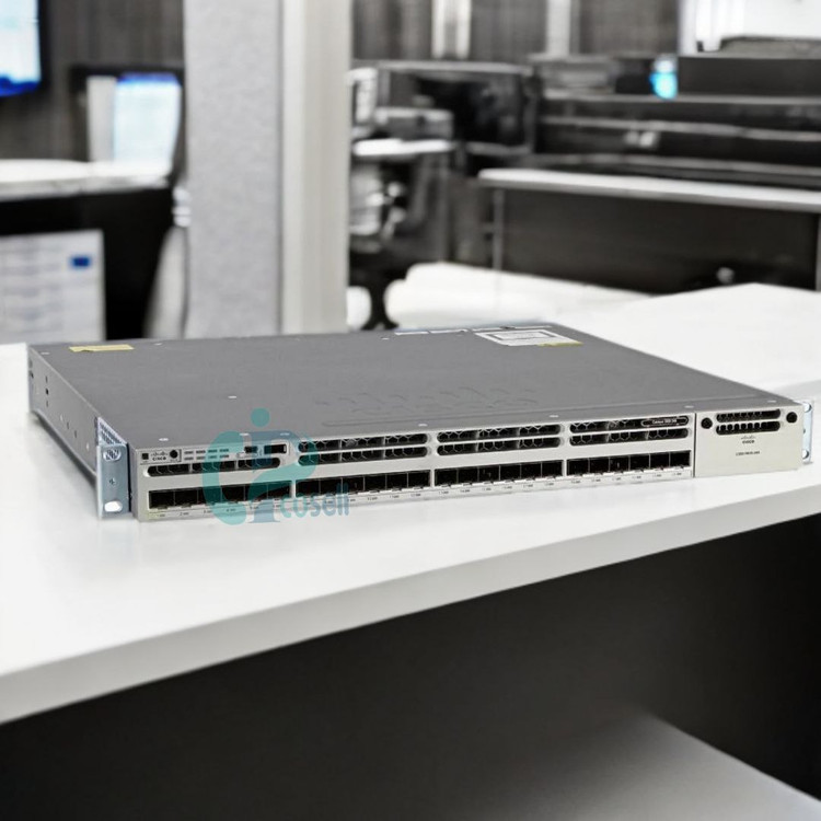 سوئیچ سیسکو WS-C3850-24S-S | سوئیچ مدیریتی ۲۴ پورت فیبر گیگابیت سری Catalyst 3850
