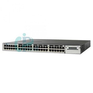 سوئیچ سیسکو WS-C3850-48F-S | سوئیچ مدیریتی ۴۸ پورت فیبر نوری PoE+ سری Catalyst 3850