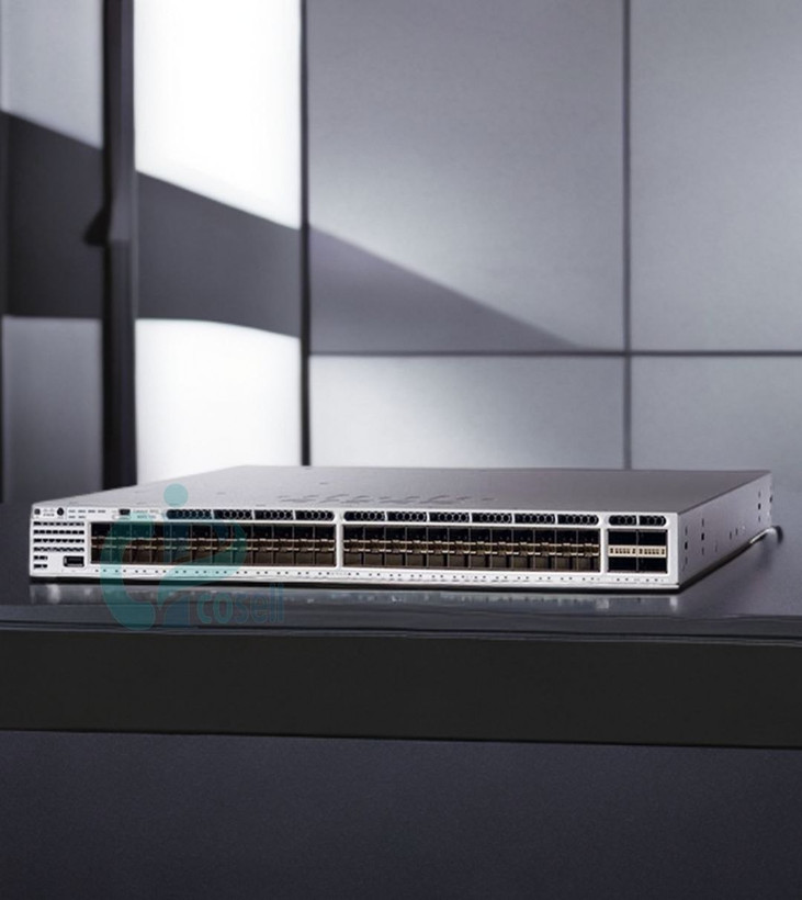 سوئیچ سیسکو WS-C3850-48XS-S | سوئیچ مدیریتی ۴۸ پورت دهگیگابیت SFP+ سری Catalyst 3850