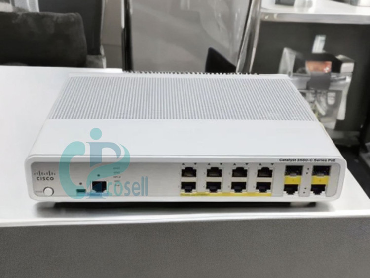 سوئیچ سیسکو WS-C3560C-8PC-S | سوئیچ کامپکت ۸ پورت PoE+