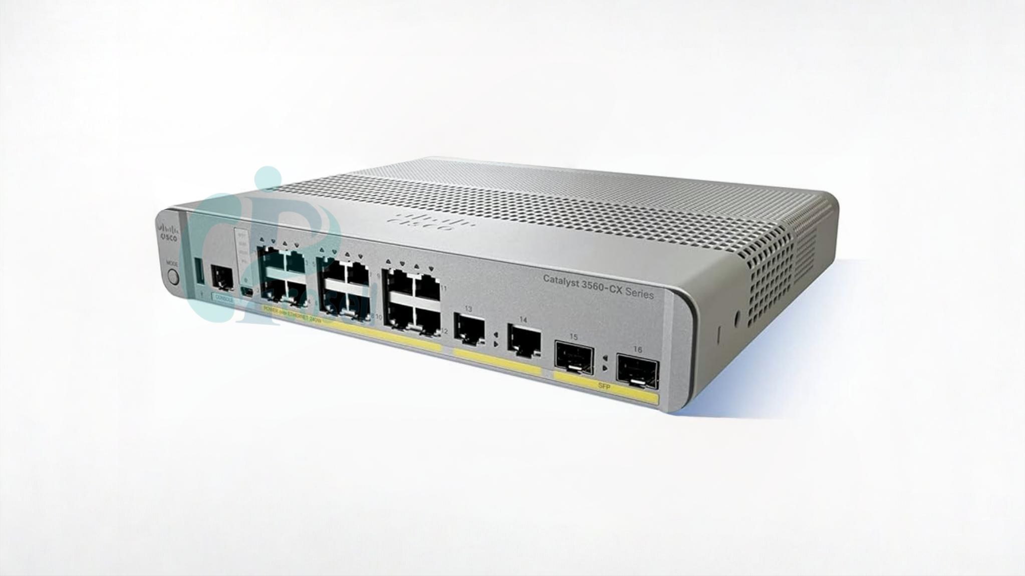 سوئیچ سیسکو WS-C3560CX-12PC-S | سوئیچ گیگابیت ۱۲ پورت PoE+