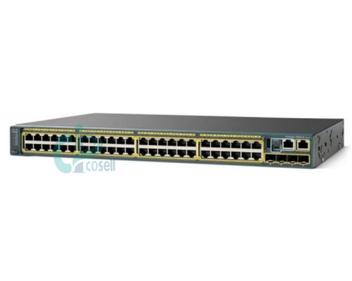 سوئیچ سیسکو ۴۸ پورت گیگابیت مدل WS-C2960S-48TS-L با ۴ پورت SFP و قابلیت استک