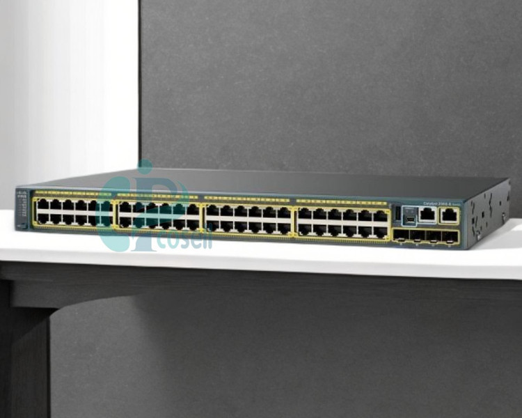 سوئیچ سیسکو ۴۸ پورت گیگابیت مدل WS-C2960S-48TS-L با ۴ پورت SFP و قابلیت استک