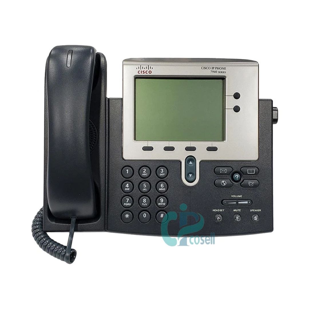 تلفن آی‌پی سیسکو مدل CP-7940G با دو خط و PoE