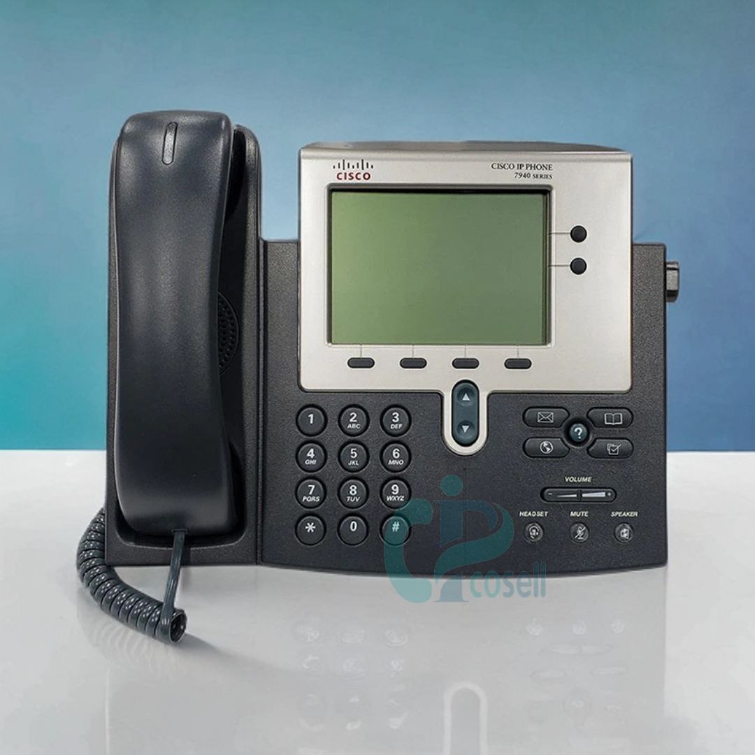 تلفن آی‌پی سیسکو مدل CP-7940G با دو خط و PoE