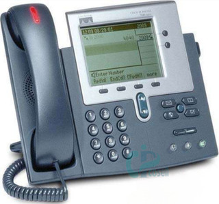 تلفن آیپی سیسکو CP-7941G با دو کلید خطوط، نمایشگر گرافیکی و تغذیه PoE