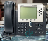 تلفن آیپی سیسکو CP-7960G با 6 خط داخلی و صفحه نمایش 4 اینچی گرافیکی