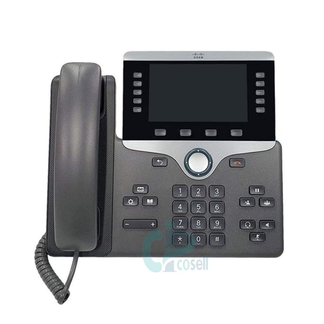 تلفن آی‌پی Cisco CP-8811 با نمایشگر 5 اینچ، کلیدهای برنامه‌پذیر و پورت گیگابیت