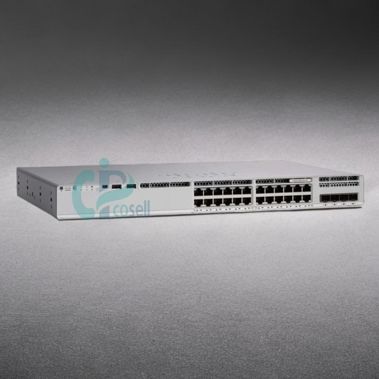 سوئیچ سیسکو C9200L-24P-4X-E | سوئیچ ۲۴ پورت PoE+ با uplink دهگیگابیتی سری 9200L