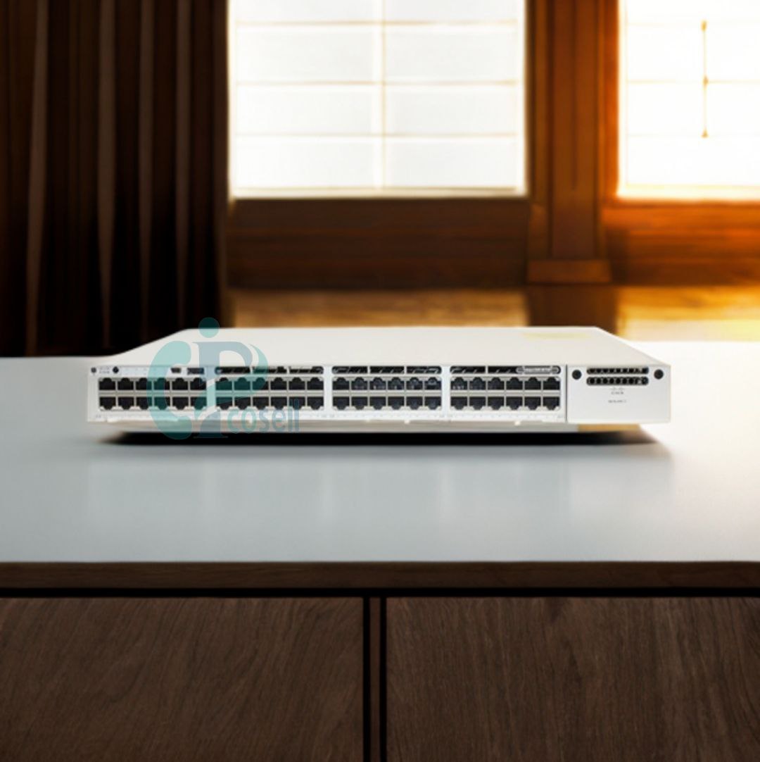 سوئیچ سیسکو C9300-48P-A ۴۸ پورت PoE+ با لایسنس Advantage