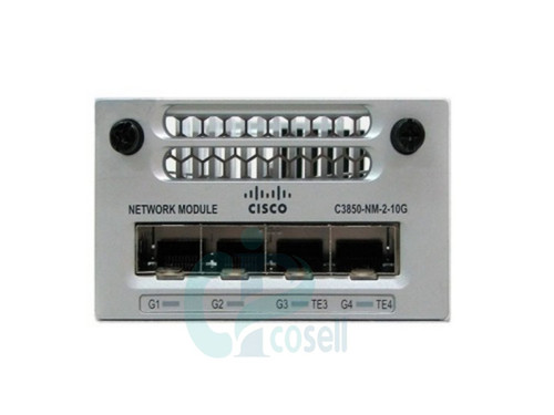ماژول شبکه سیسکو C3850-NM-2-10G | ماژول ۲ پورت 10G SFP+ برای سوئیچهای Cisco Catalyst 3850