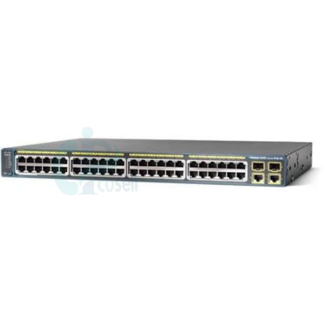 سوئیچ سیسکو ۴۸ پورت PoE مدل WS-C2960-48PST-L