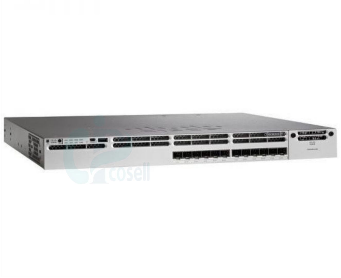 سوئیچ سیسکو WS-C3850-12S-S | سوئیچ مدیریتی ۱۲ پورت فیبر نوری با قابلیت StackWise-480