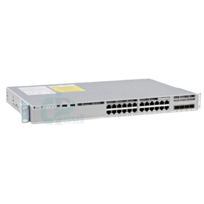 سوئیچ سیسکو C9200-24P-E با ۲۴ پورت گیگابیت PoE+ و آپلینک ماژولار