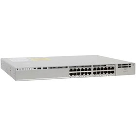 سوئیچ سیسکو C9200-24P-E با ۲۴ پورت گیگابیت PoE+ و آپلینک ماژولار