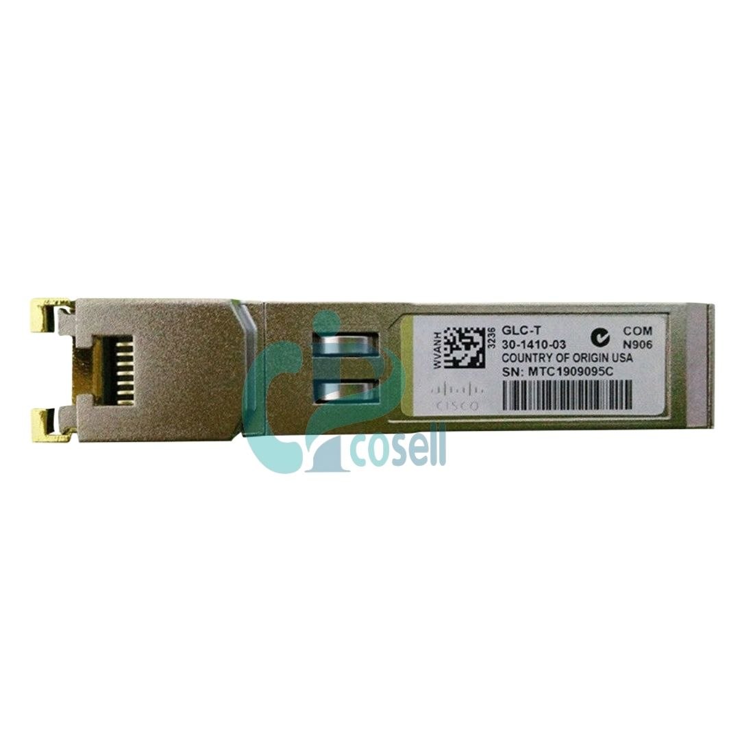 ماژول شبکه سیسکو GLC-T گیگابیت با پورت RJ45 برای کابل شبکه مسی