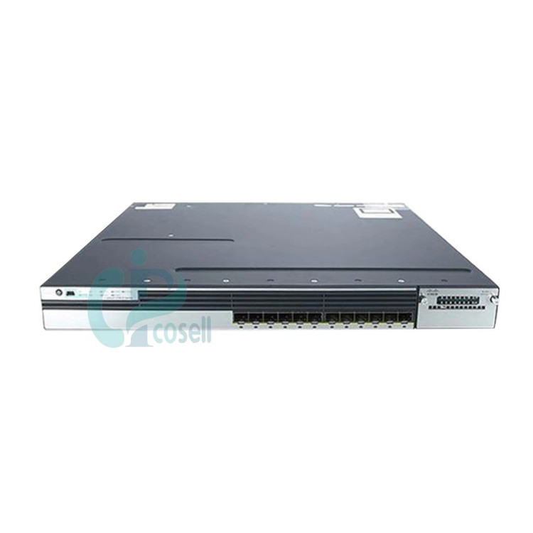 سوئیچ مدیریتی لایه 3 سیسکو WS-C3750X-12S-S با 12 پورت SFP