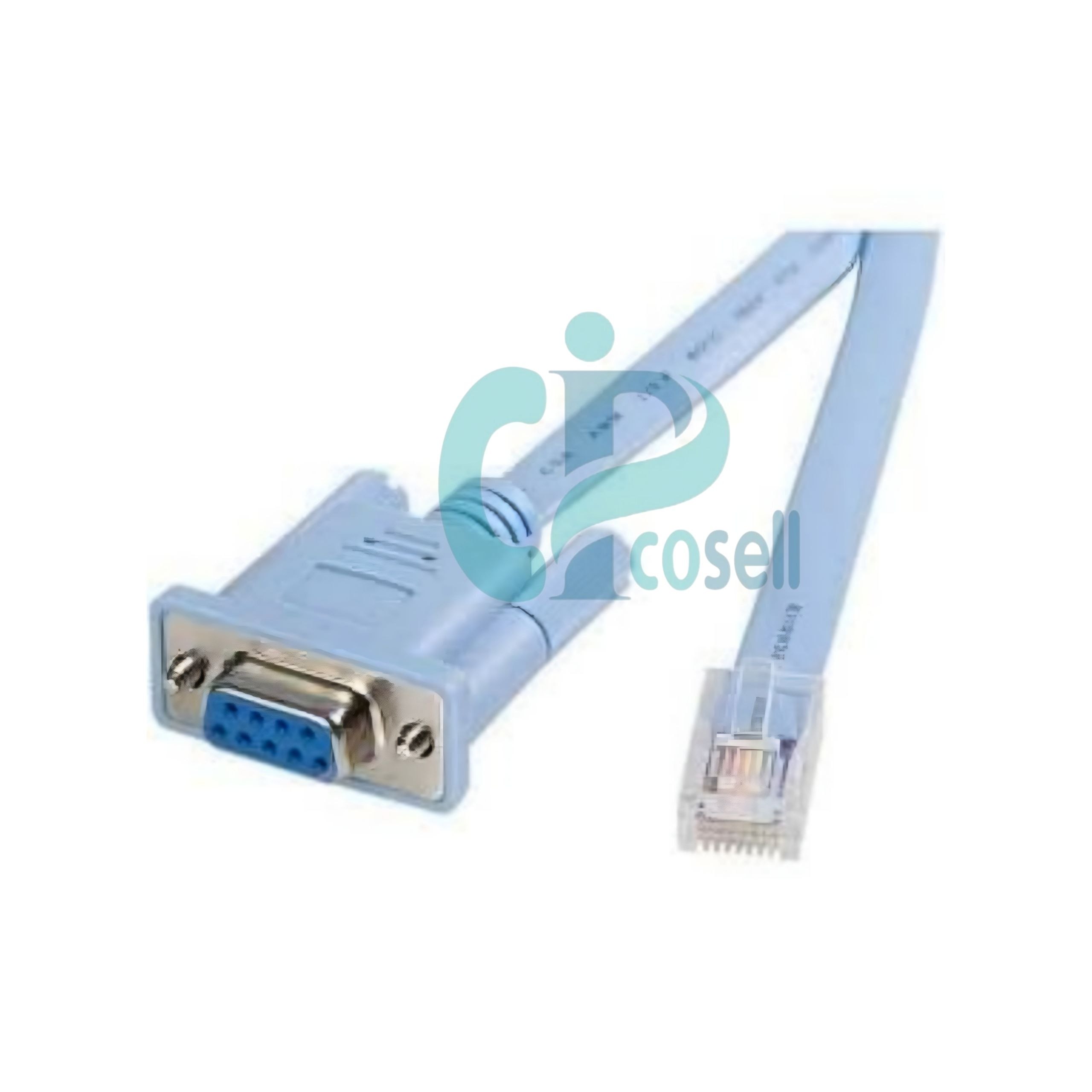 کابل کنسول RJ45 به Serial سیسکو برای کانفیگ سوئیچ و روتر سیسکو