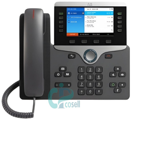 تلفن سیسکو CP-8851-K9 با نمایشگر رنگی 5 اینچ، PoE و Bluetooth
